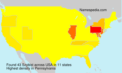 Surname Szybist in USA Surname Szybist in USA