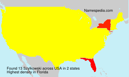 Surname Szylkowski in USA Surname Szylkowski in USA