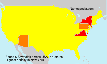 Surname Szymalak in USA Surname Szymalak in USA