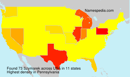 Surname Szymarek in USA Surname Szymarek in USA