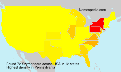 Surname Szymendera in USA Surname Szymendera in USA