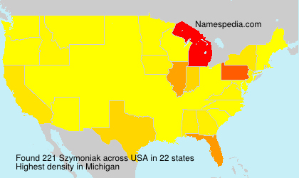 Surname Szymoniak in USA Surname Szymoniak in USA