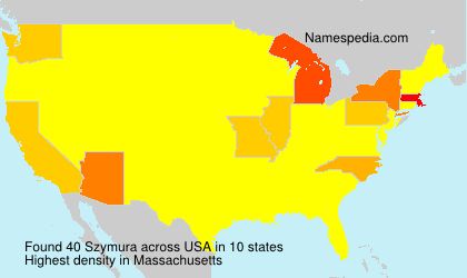 Surname Szymura in USA Surname Szymura in USA
