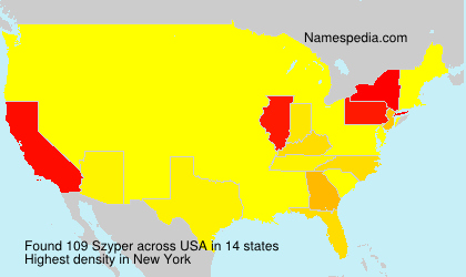 Surname Szyper in USA Surname Szyper in USA