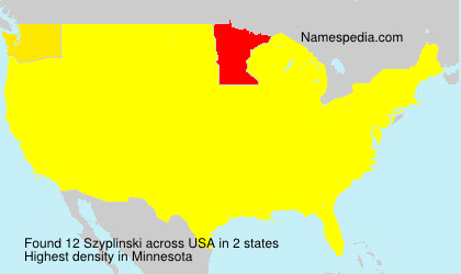Surname Szyplinski in USA Surname Szyplinski in USA
