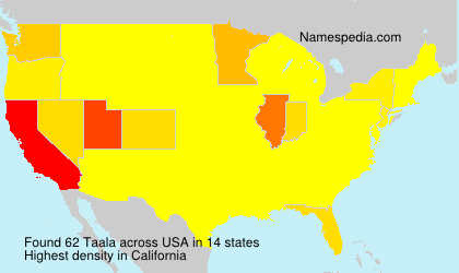 Surname Taala in USA Surname Taala in USA