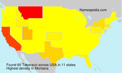 Surname Tabaracci in USA Surname Tabaracci in USA