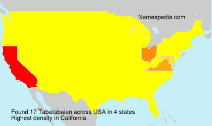 Surname Tabatabaian in USA Surname Tabatabaian in USA