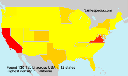 Surname Tabibi in USA Surname Tabibi in USA