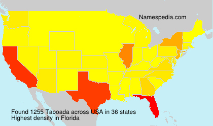 Surname Taboada in USA Surname Taboada in USA