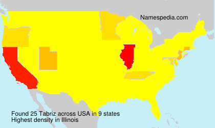 Surname Tabriz in USA Surname Tabriz in USA