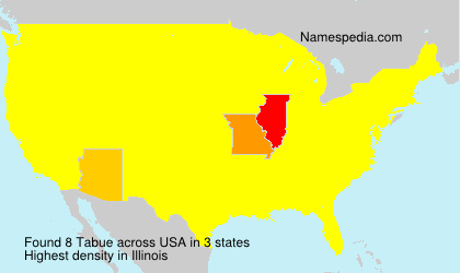 Surname Tabue in USA Surname Tabue in USA