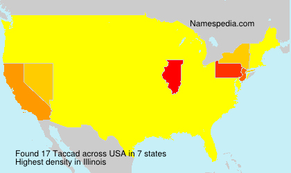 Surname Taccad in USA Surname Taccad in USA