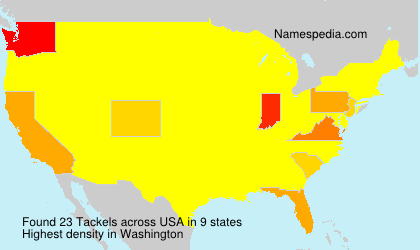 Surname Tackels in USA Surname Tackels in USA