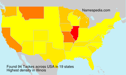 Surname Tackes in USA Surname Tackes in USA