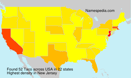 Surname Taco in USA Surname Taco in USA