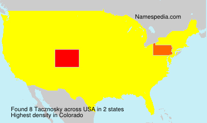 Surname Tacznosky in USA Surname Tacznosky in USA
