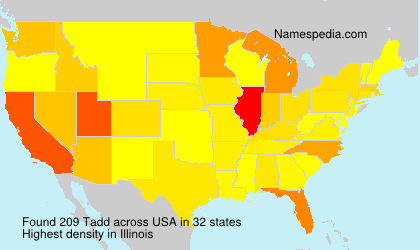 Surname Tadd in USA Surname Tadd in USA