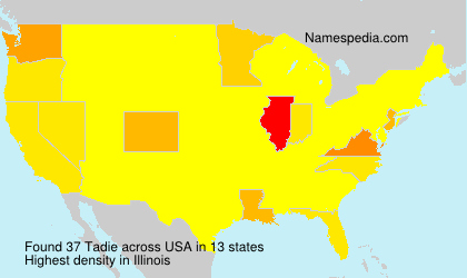 Surname Tadie in USA Surname Tadie in USA