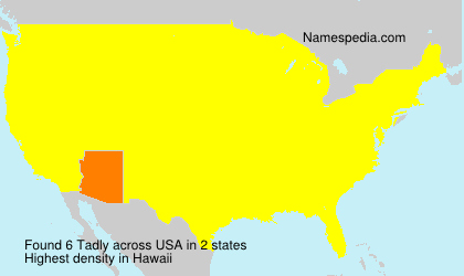 Surname Tadly in USA Surname Tadly in USA