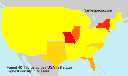Surname Tadrus in USA Surname Tadrus in USA