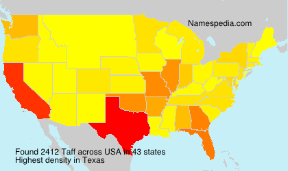 Surname Taff in USA Surname Taff in USA