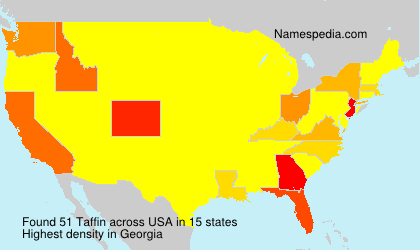 Surname Taffin in USA Surname Taffin in USA