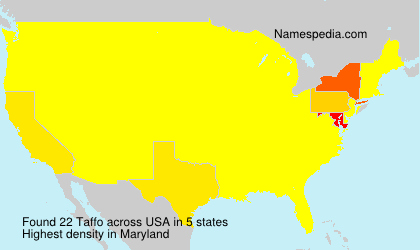 Surname Taffo in USA Surname Taffo in USA