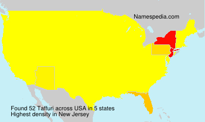 Surname Taffuri in USA Surname Taffuri in USA
