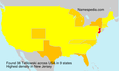 Surname Tafilowski in USA Surname Tafilowski in USA