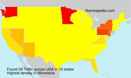 Surname Taflin in USA Surname Taflin in USA