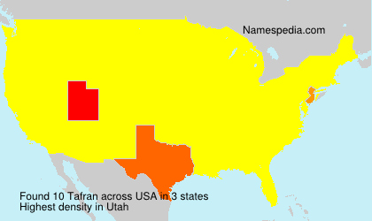 Surname Tafran in USA Surname Tafran in USA