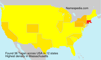 Surname Tagan in USA Surname Tagan in USA