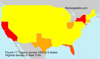 Surname Tagano in USA Surname Tagano in USA