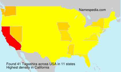 Surname Tagashira in USA Surname Tagashira in USA