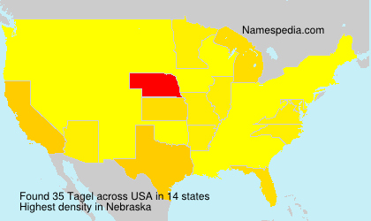 Surname Tagel in USA Surname Tagel in USA