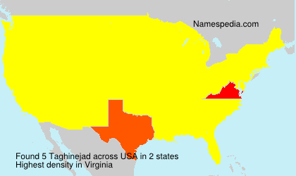 Surname Taghinejad in USA Surname Taghinejad in USA