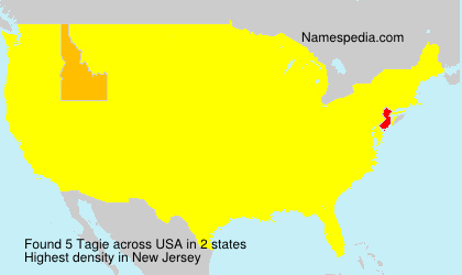 Surname Tagie in USA Surname Tagie in USA