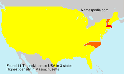 Surname Taginski in USA Surname Taginski in USA