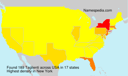 Surname Taglienti in USA Surname Taglienti in USA