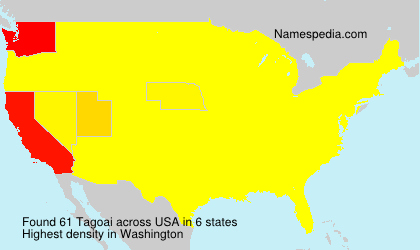 Surname Tagoai in USA Surname Tagoai in USA