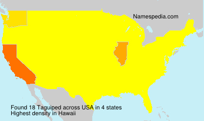 Surname Taguiped in USA Surname Taguiped in USA