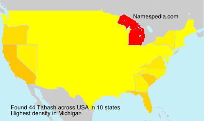 Surname Tahash in USA Surname Tahash in USA
