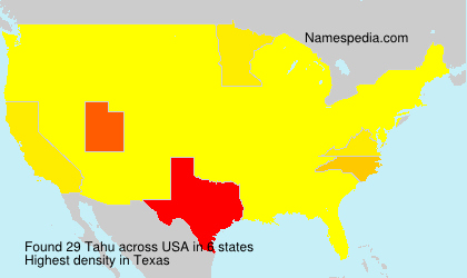 Surname Tahu in USA Surname Tahu in USA
