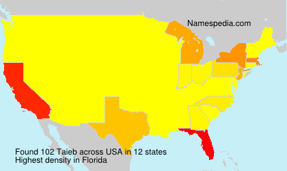 Surname Taieb in USA Surname Taieb in USA