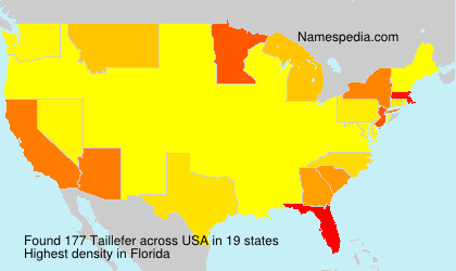 Surname Taillefer in USA Surname Taillefer in USA