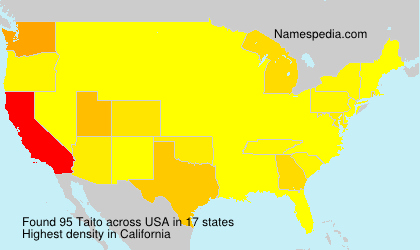 Surname Taito in USA Surname Taito in USA