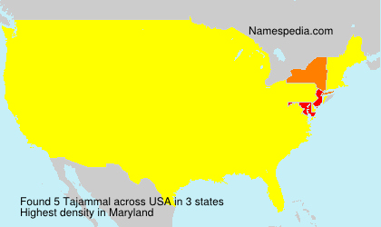 Surname Tajammal in USA Surname Tajammal in USA