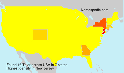 Surname Tajar in USA Surname Tajar in USA