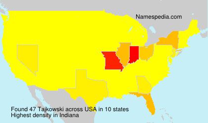 Surname Tajkowski in USA Surname Tajkowski in USA